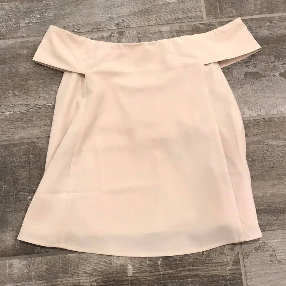 Cream Off-The-Shoulder Top